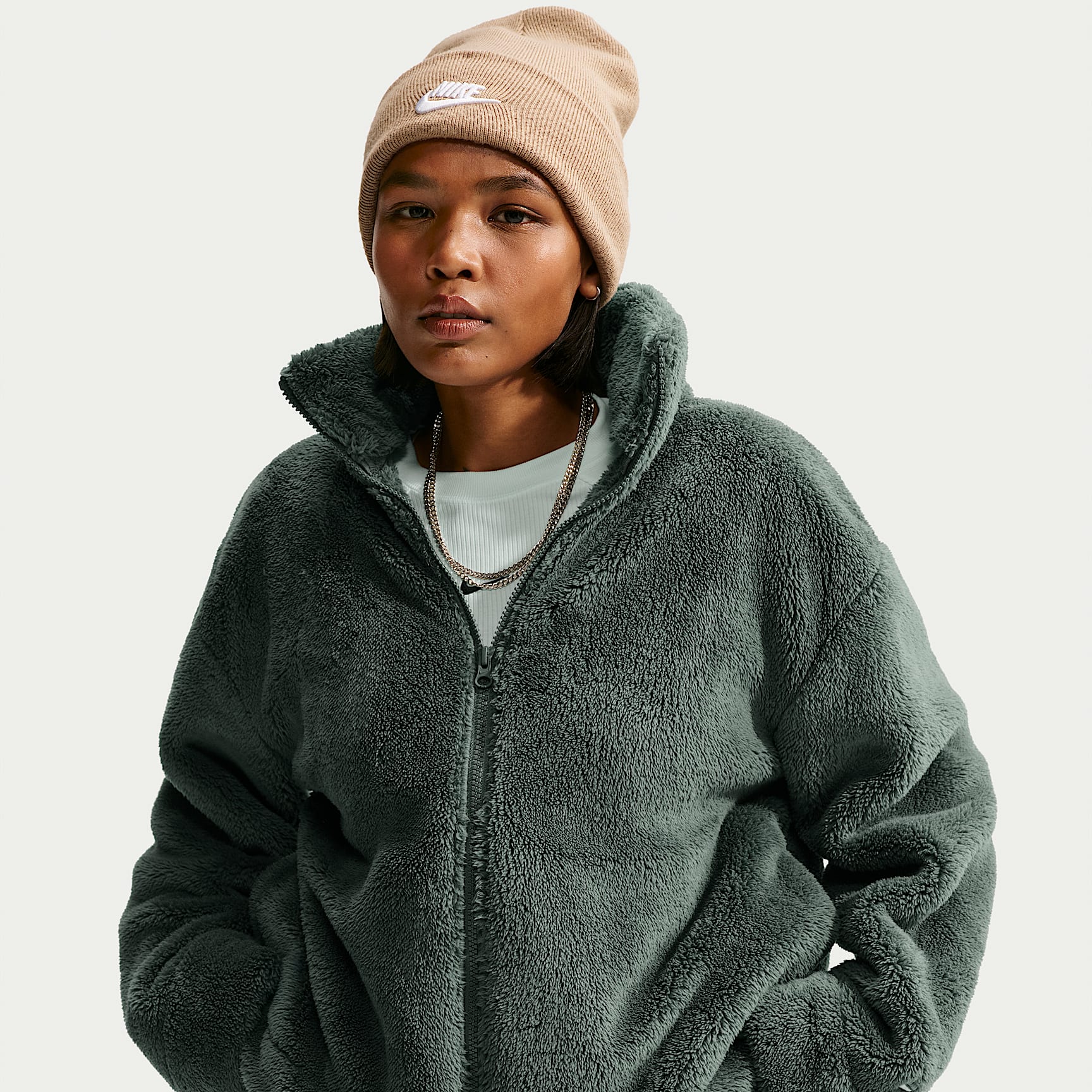 Nike Sportswear Essential Women's High-Pile Fleece Jacket. Nike.com